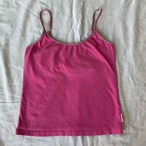 Y2K Body Bleu Bubblegum Pink Tank Top Cami